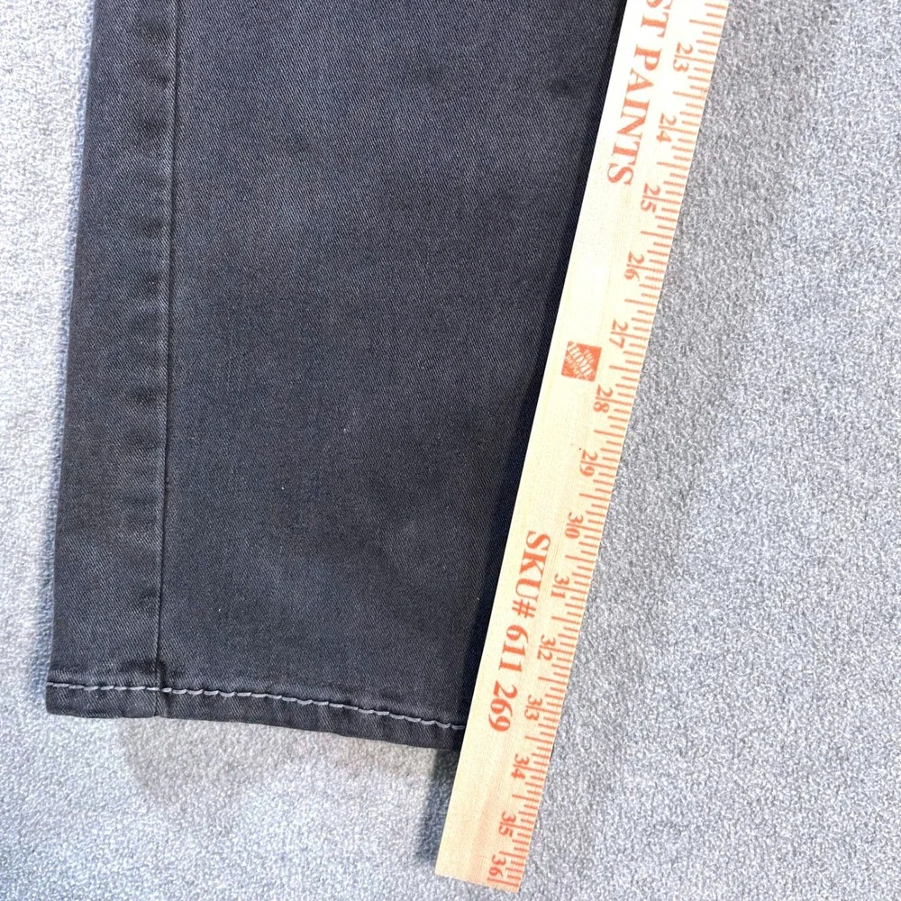 True Religion Ricky Relaxed Straight Mens‎ 36x34 Grey Big T Flap Pocket Jeans